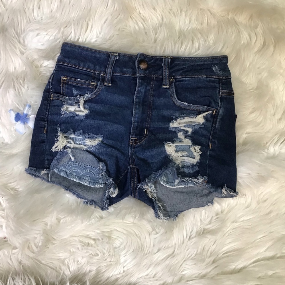 American eagle hi rise shortie